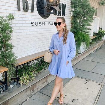 Chambray Callahan Shirt Dress