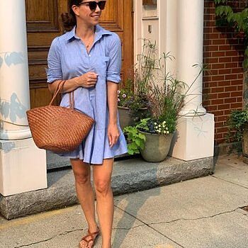 Chambray Callahan Shirt Dress