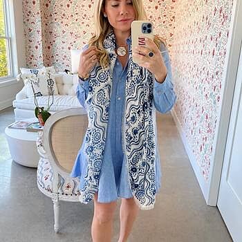 Chambray Callahan Shirt Dress