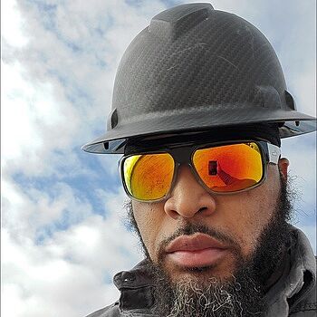 MEGA Safety - Polarized Red Mirror Black