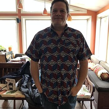 Skull & Roses Grateful Dead Button Down Shirt