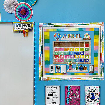 Creatively Inspired Calendar Bulletin Board Set