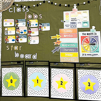 We Belong Calendar Bulletin Board Set