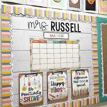 Black Dots Straight Bulletin Board Borders