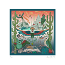 Product image for Frontier Fine Art Print - Teal