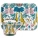 Product image for Kruger 'Tea for One' Mug & Tray Set