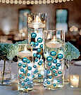 Product image for 75 Floating Turquoise Blue/Teal Pearls-Fills 1 Gallon of The Transparent Gels for The Floating Effect-With Measured Gels Prep Bag-Option of 3 Fairy L…