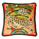 Product image for Snow Leopard Luxury Velvet Cushion