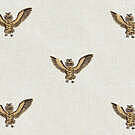 Product image for Owl of Athena Embroidered Fabric