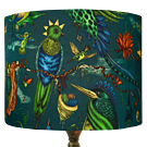 Product image for Quetzal Silk Lampshade - Large