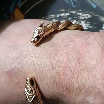 Freki & Geri Jarl's Armring, Bronze arm band