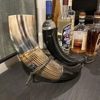 Carved Drinking Horn, XL My favorite way to consume!!