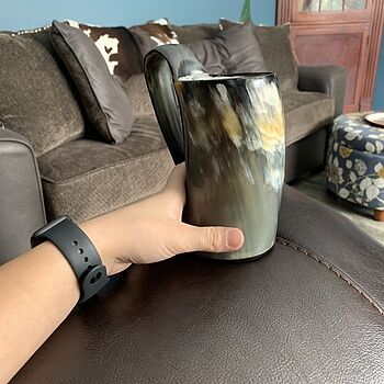 Horn Mug, Polished Love it!