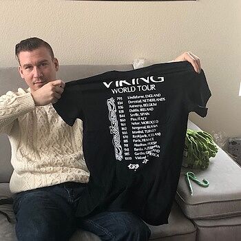 Premium Tee, World Tour, Black World Tour shirt for the hubby