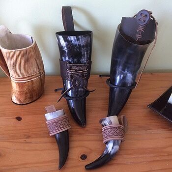 Drinking Horn Set Unique piece!