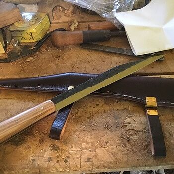 Broken Back Seax, Type IV Review of my seax