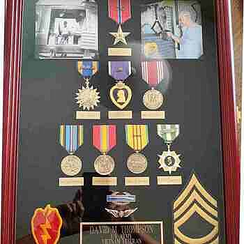 Pre-Assembled Medium Shadow Box Display Case Beautiful Tribute to our Hero