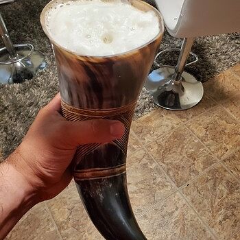 Carved Drinking Horn, XL I'm really happy with my