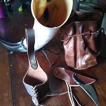 Drinking Horn Set Very excited about my drinking