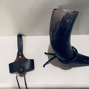 Drinking Horn Set Large Drinking Horn Set