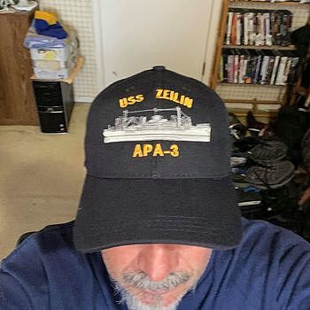 U.S. Navy Custom Ship Caps - Navy Blue I had this cap made