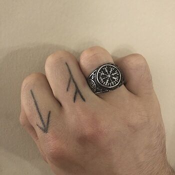 Vegvisir Ring, Stainless Steel Ordered several products from Grimfrost
