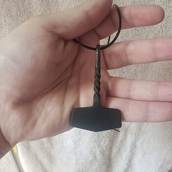 Thor's Hammer, Hand-forged Simply badass.