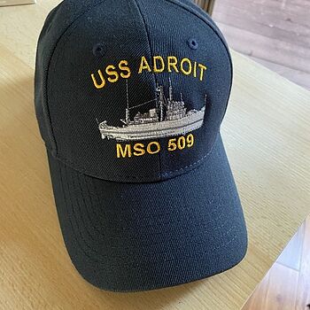 Navy Custom Ship Caps - Navy Blue Great hat