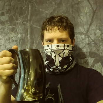 Horn Mug, Polished Excellent quality