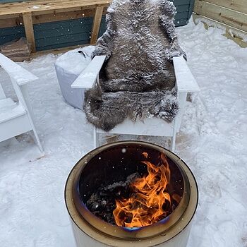 Scandinavian Reindeer Skin, Outdoor Embrace the elements