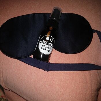 Dream Weaver Mist My trusty silk blindfold has