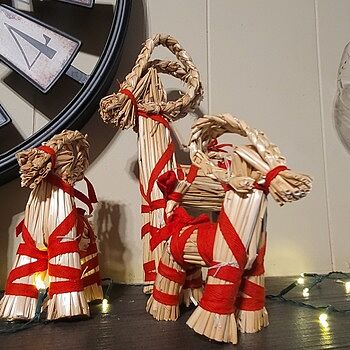 Yule Goat Set Love the goats!