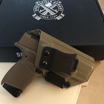 Profile IWB Holster in Right Hand for: Springfield Armory Hellcat Micro Tulster Profile Holster w/Sidekick - Hellcat