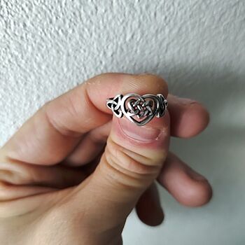 Hiarta Ring, Silver Very Nice