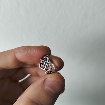 Hiarta Ring, Silver Very Nice