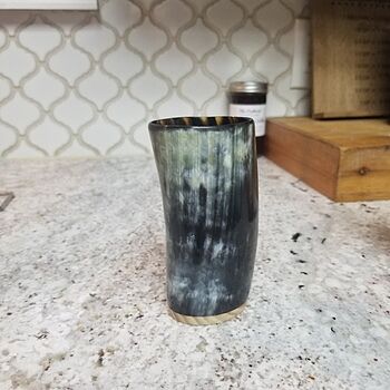 Horn Cup, Polished Horn Cup, Polished