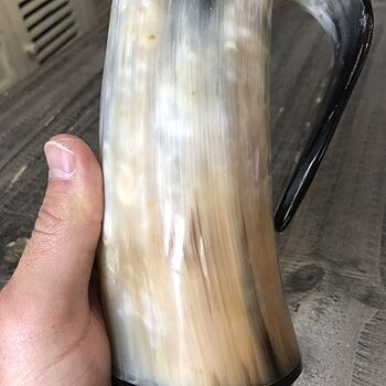 Horn Mug, Polished Very Impressed