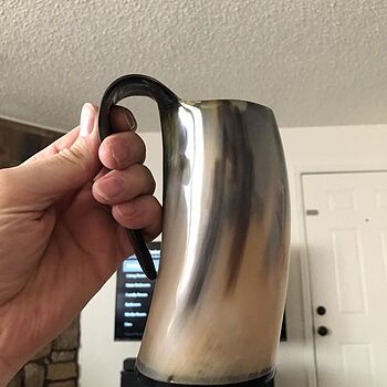 Horn Mug, Polished Love it.