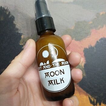 Moon Milk Moon milk mixed with earth