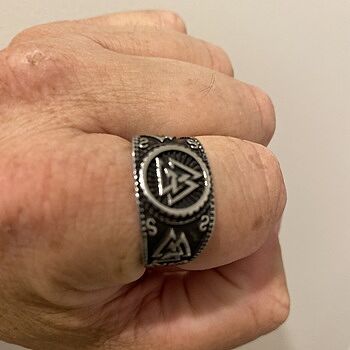 Valknut Ring, Stainless Steel Great Viking products