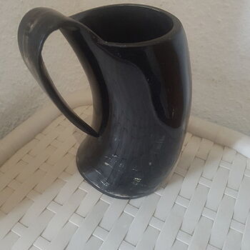 Horn Mug, Polished 100% Service, great quality,fast processing