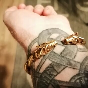 Freki & Geri Jarl's Armring, Bronze Der Armring ist klasse. Er