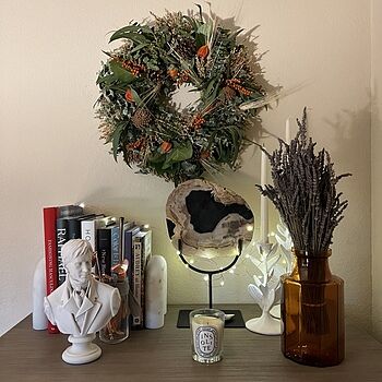 Autumn Orange Wreath Lovely!