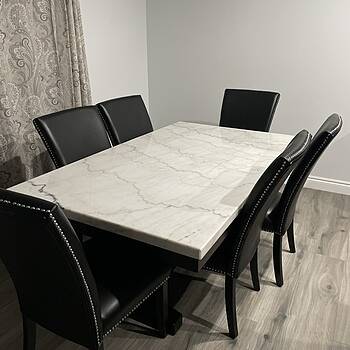 Finley Marble Table Finley marble table