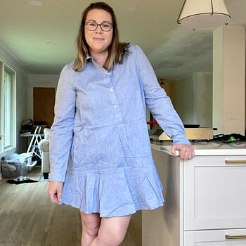 Chambray Callahan Shirt Dress Dress is what comfy dreams