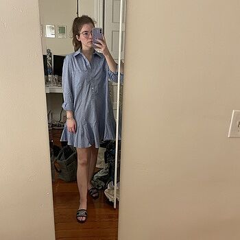 Chambray Callahan Shirt Dress Love!