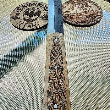 Broken Back Seax, Type IV Top Quality