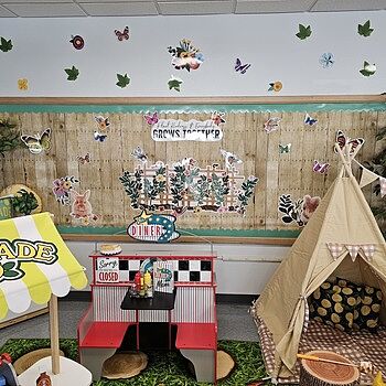 Woodland Whimsy Green Leaf Cutouts My Happy Corner of Kindergarten!