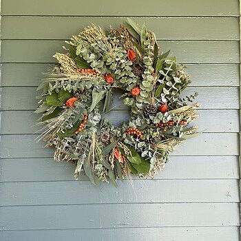 Autumn Orange Wreath Beautiful!