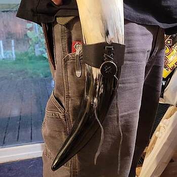 Drinking Horn Set Happy husband.